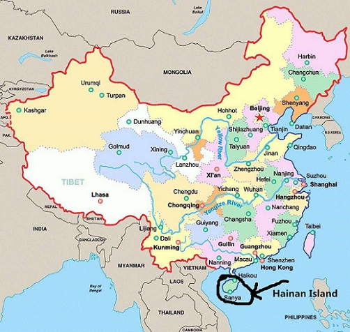 Hainan Map